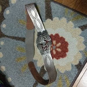 Women's Fossil butterfly belt